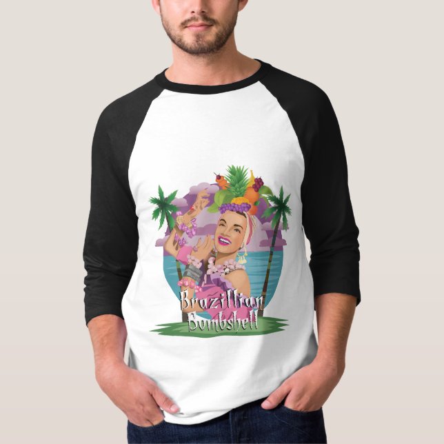 Brasiliansk bombskal t shirt (Framsida)