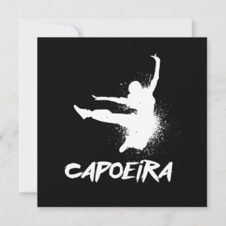 Brasiliansk Capoeira Dance Fight Acrobatic Gift Inbjudningar