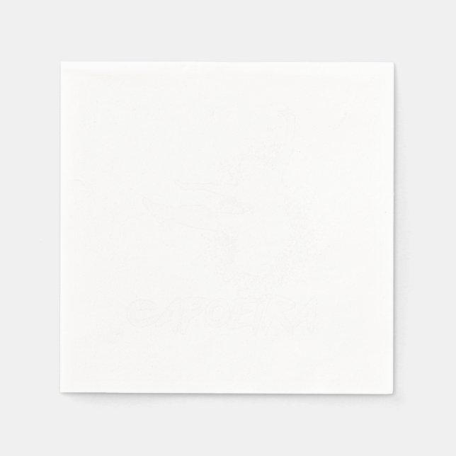 Brasiliansk Capoeira Dance Fight Acrobatic Gift Pappersservett (Framsidan)