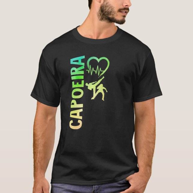 Brasiliansk Capoeira Dance Martial Capoeira T Shirt (Framsida)