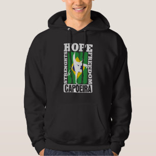 Brasiliansk Capoeira Dans Kampkonst Hopp Styrkor Hoodie