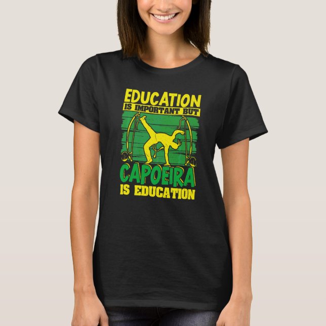 Brasiliansk Capoeira Dans Militär Utbildning Är Vi T Shirt (Framsida)