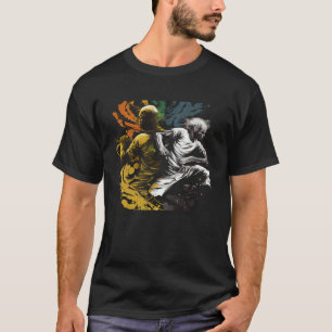 Brasiliansk Capoeira Graphic Tees för manar Women T Shirt