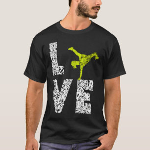 Brasiliansk Capoeira MMA Dance Combat Dancer Fight T Shirt