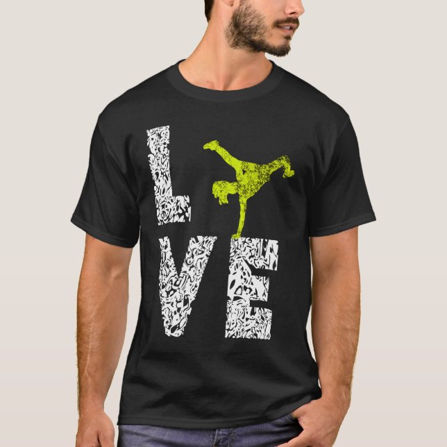 Brasiliansk Capoeira MMA Dance Combat Dancer Fight T Shirt (Framsida)