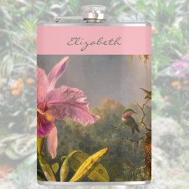 Brasiliansk Cattleya-Orkidé Kolibri Monogram Fickplunta