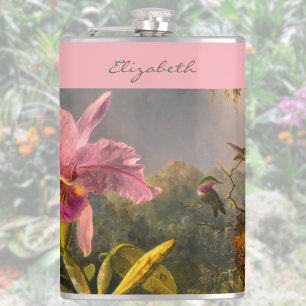 Brasiliansk Cattleya-Orkidé Kolibri Monogram Fickplunta