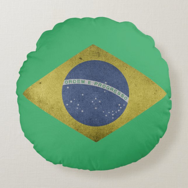 Brasiliansk diamant rund kudde (Framsidan)