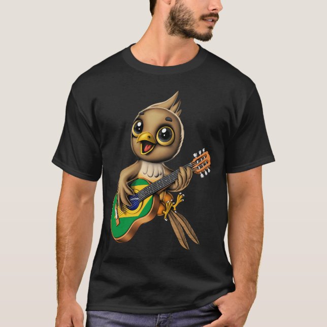 Brasiliansk fågel t shirt (Framsida)