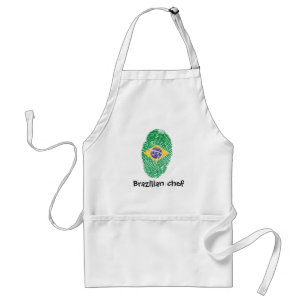 Brasiliansk fingeravtrycksfingeravtryck, flagga förkläde
