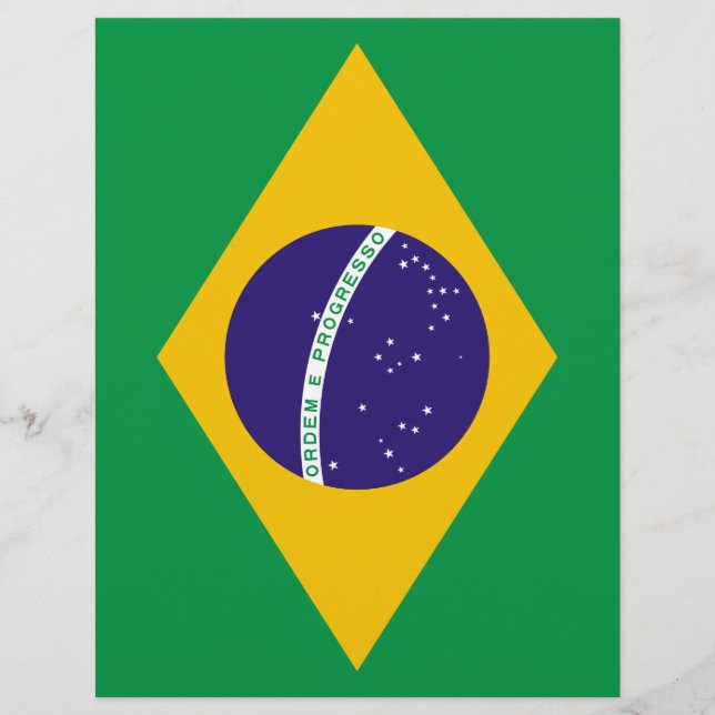Brasiliansk flagga (Framsida)