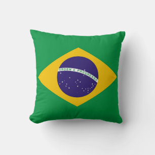 Brasiliansk Flagga amerikansk MoJo Pillow Kudde