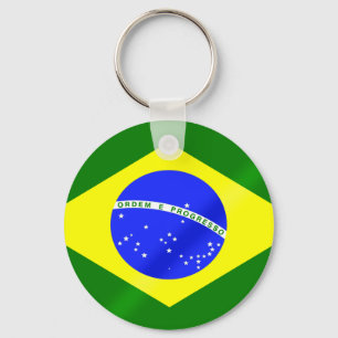 Brasiliansk flagga av Brasilien gåvor och Nyckelring