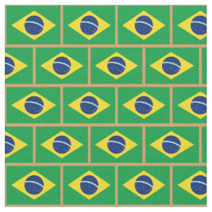 Brasiliansk Flagga & Brasilien mode Fabric/sport Tyg