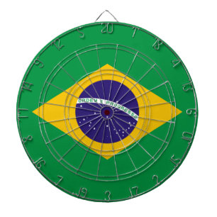 Brasiliansk flagga darttavla