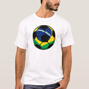 Brasiliansk Flagga Football Tee