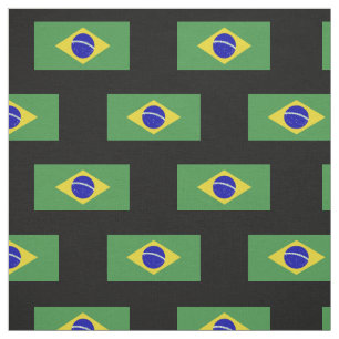 Brasiliansk flagga för klassiker tyg