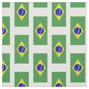 Brasiliansk flagga för klassiker tyg