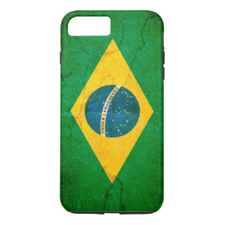 Brasiliansk Flagga i Grunge