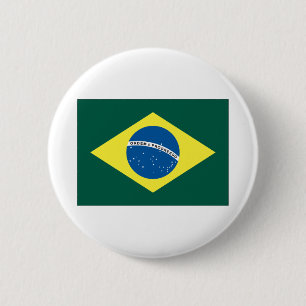 Brasiliansk flagga knapp