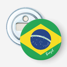Brasiliansk Flagga och Brasiliansk party /sportdry Flasköppnare
