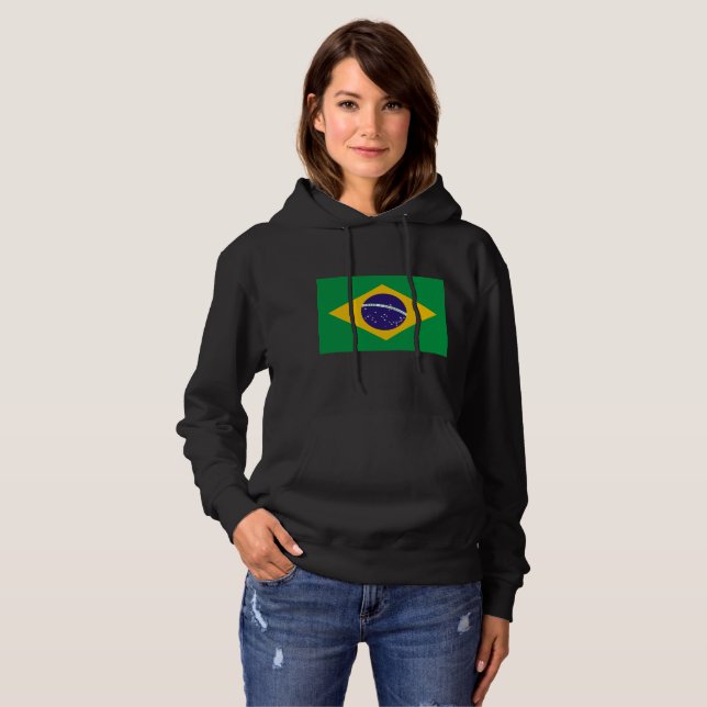 Brasiliansk flagga t-shirt (Hel framsida)