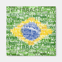 Brasiliansk Flagga - Textual Brasil
