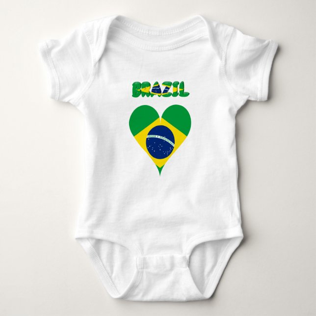 Brasiliansk flagga tröja (Framsida)