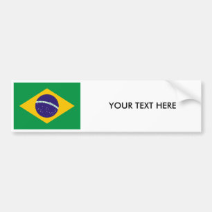BRASILIANSK FLAGGAbildekal Bildekal