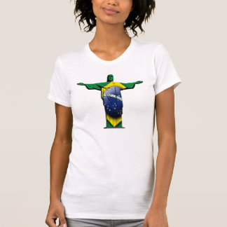 Brasiliansk flaggaKristus redeemeren Tee Shirt
