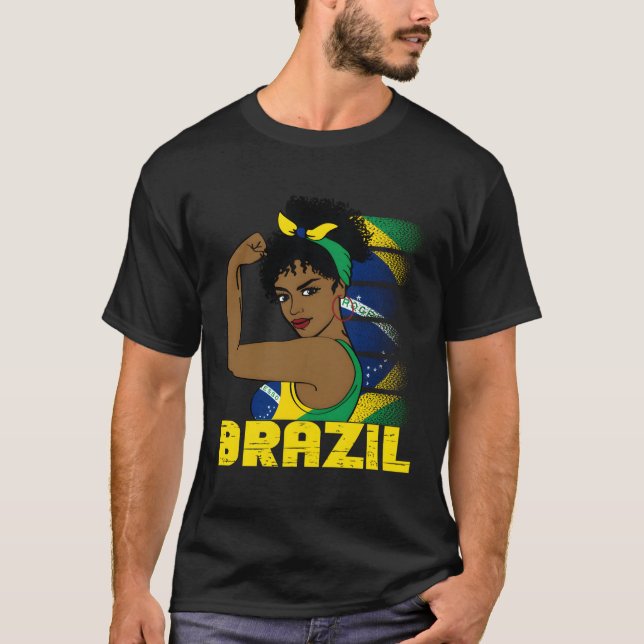 Brasiliansk flicka i Brasilien Chica Brasil T Shirt (Framsida)