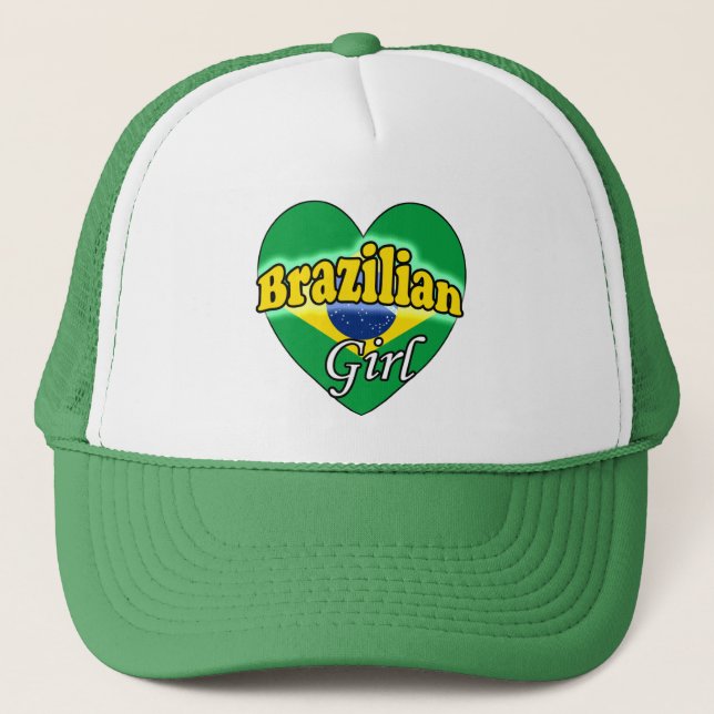 Brasiliansk flicka truckerkeps (Framsida)