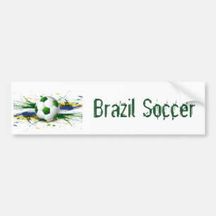 Brasiliansk fotboll bildekal