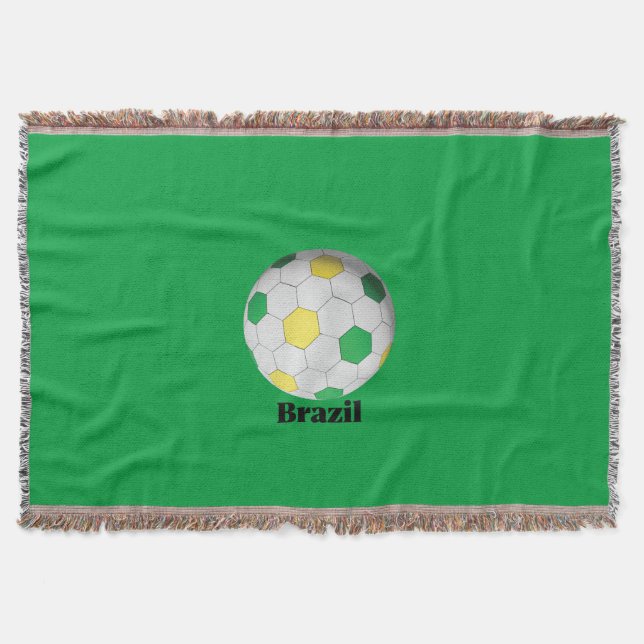 Brasiliansk fotboll filt (Framsidan)