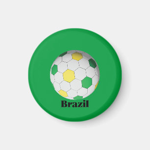 Brasiliansk fotboll magnet