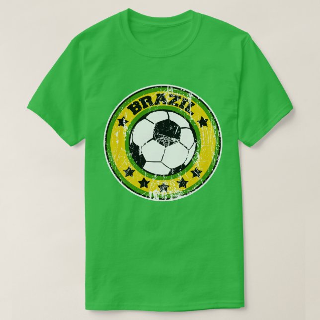 Brasiliansk fotboll (nödläge) t shirt (Design framsida)