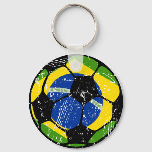 Brasiliansk fotbollsbuss nyckelring