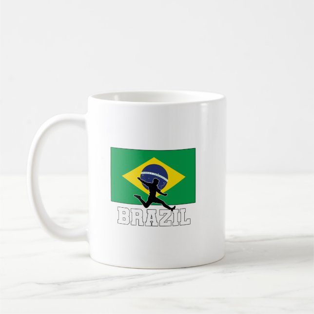 Brasiliansk fotbollsgrupp, kaffe Mugg (Vänster)