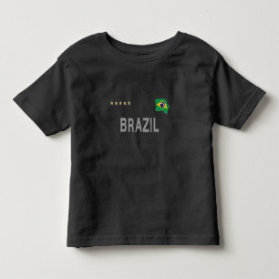 Brasiliansk fotbollsmatch Fläkt Shirt Heart T
