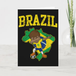 Brasiliansk fotbollspojke Brasiliansk fotboll Dabb Kort
