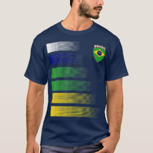 Brasiliansk fotbollsskor - brasiliansk fotbollsspe t shirt