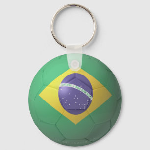 Brasiliansk fotbollsspelare nyckelring