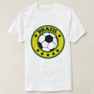 Brasiliansk fotbollsspelare t shirt