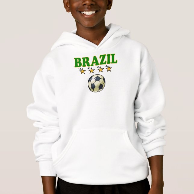 Brasiliansk fotbollsspelare t-shirt (Framsida)