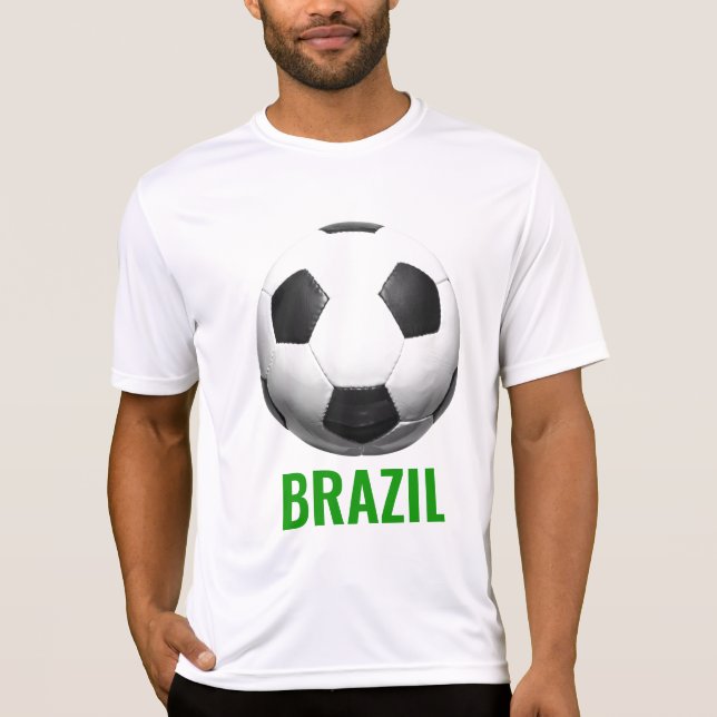 Brasiliansk fotbollsspelare t shirt (Framsida)