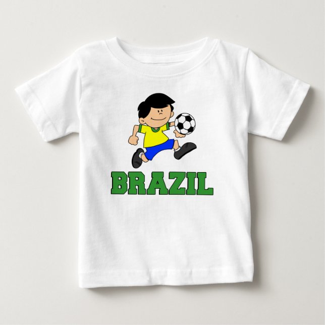 Brasiliansk fotbollsspelare, Tecknad Tee (Framsida)