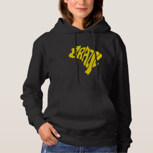 Brasiliansk frisyr i Karta med brasilianskt Flagga T Shirt