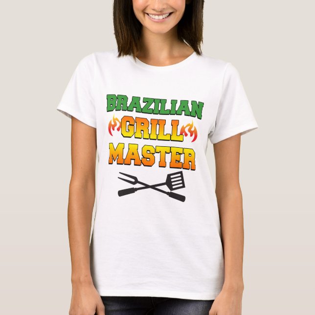 Brasiliansk Grillmästare T-shirt (Framsida)
