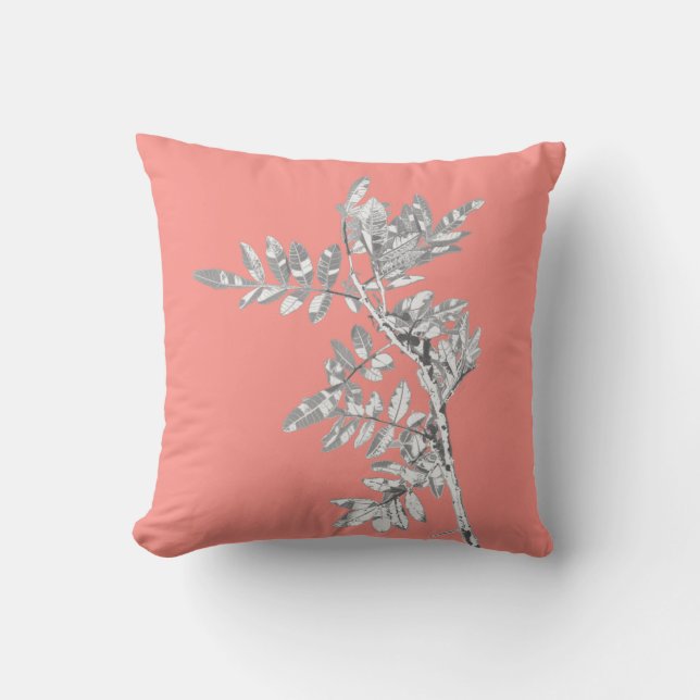 Brasiliansk holly löv Cushion Dekorativ kudde (Framsida)
