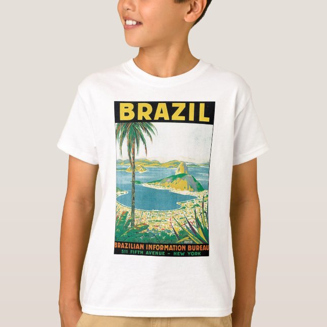 Brasiliansk informationsbyrå tee shirt (Framsida)